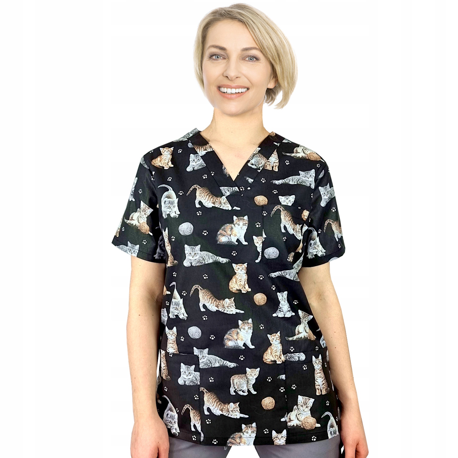

Bluza medyczna damska fartuch kolorowy L
