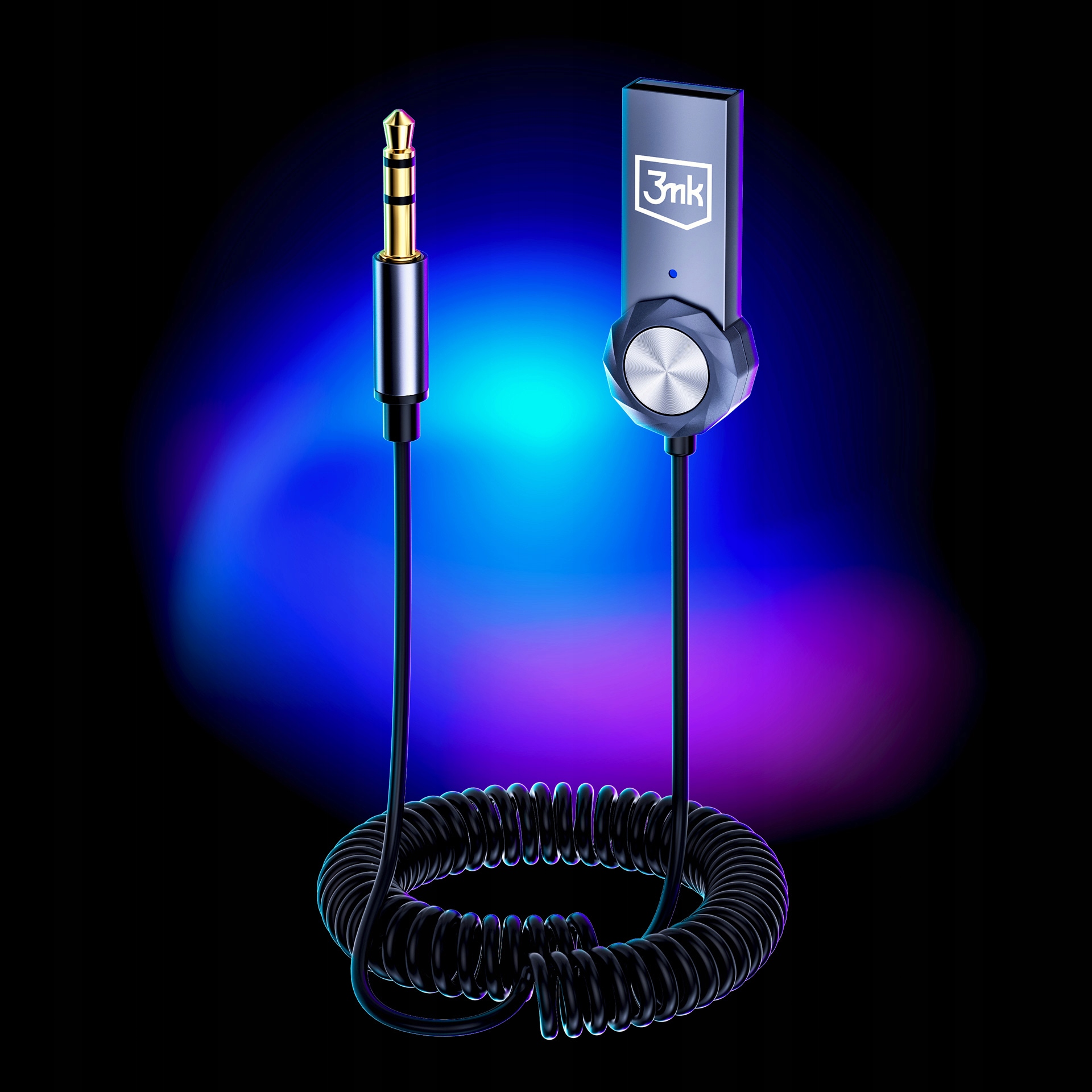 Vysielač 3mk Audio Bluetooth 5.4 Adaptér USB Jack 3.5 AUX Mikrofónový kábel Model 3mk Audio Adapter