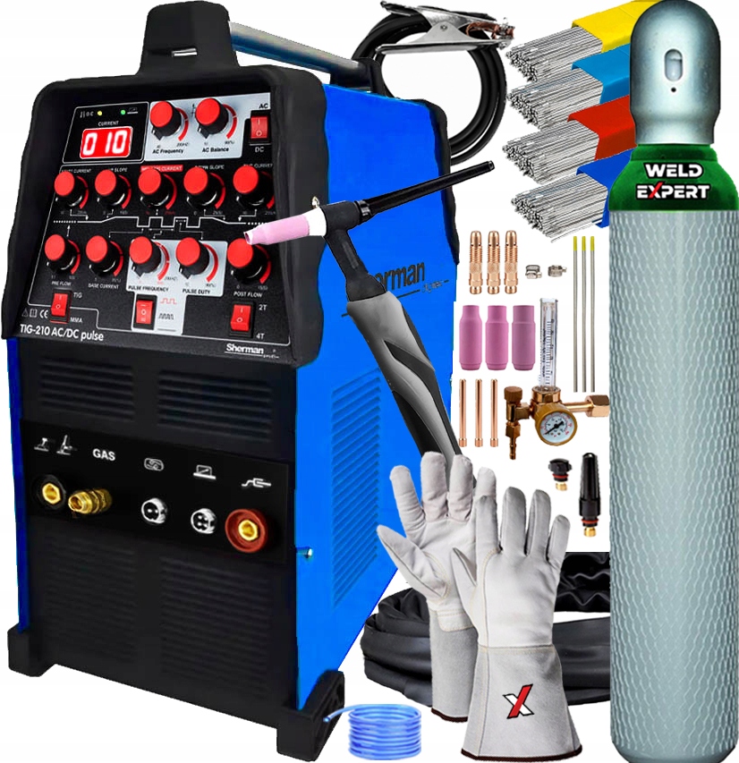 Spawarka Sherman Tig Hf 200A Acdc Ręczna Regulacja