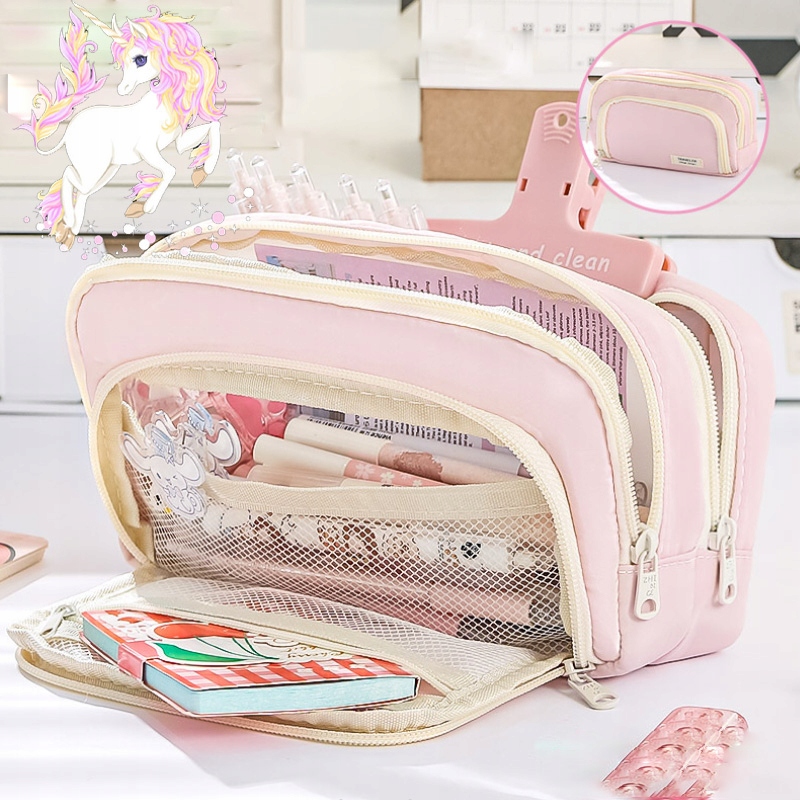 PIÓRNIK SZKOLNY TRZYKOMOROWY ORGANIZER Wielofunkcyjny piórnik 3W1 Dodatkowe informacje bez wyposażenia