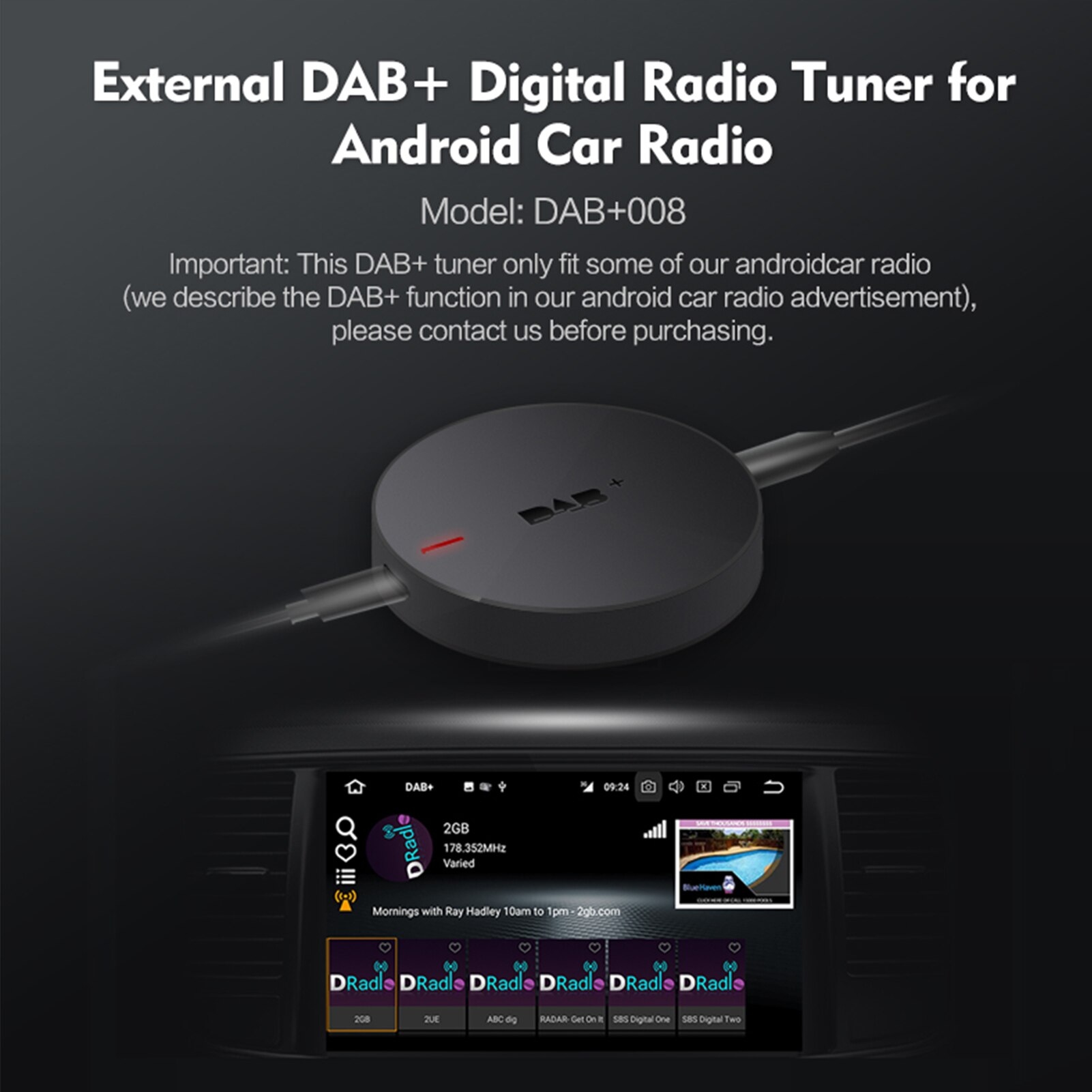 6935460964255 - Радиоприемник DAB + / радиоантенна антенны sa