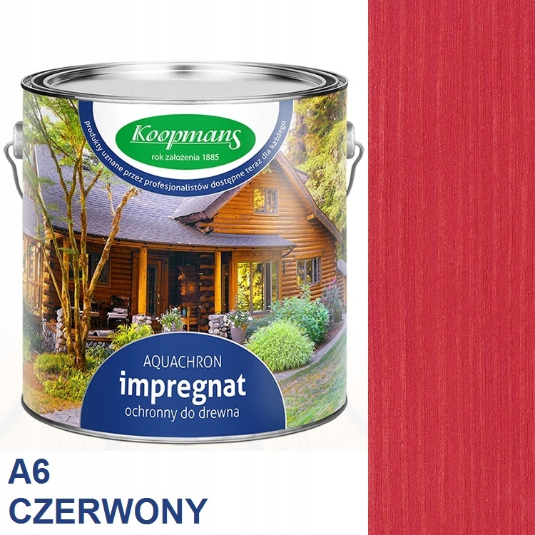 

Koopmans Aquachron Impregnat 2,5 l A6 Czerwony