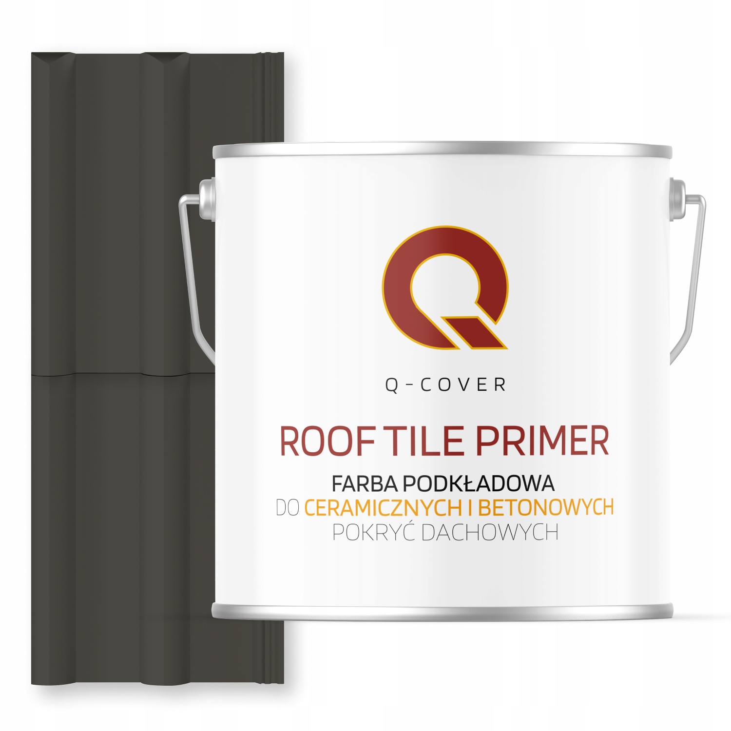 Podkladová Farba Na Keramickú Strechu Šedá Tmavá Ral 7022 Mat 5 L