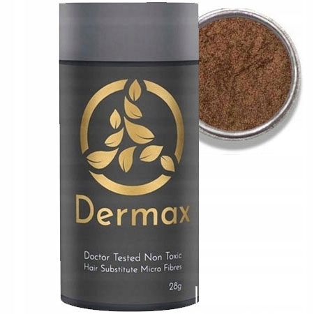 Dermax 28 g – Kosmetika na zahušťování vlasů Mikrovlákna Barva Světle Hnědá