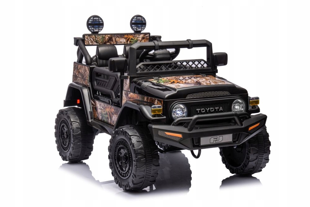 Auto Na Akumulator Dżip Jeep Samochód Toyota Fj 4X4 Skóra Koła Eva Led MP3