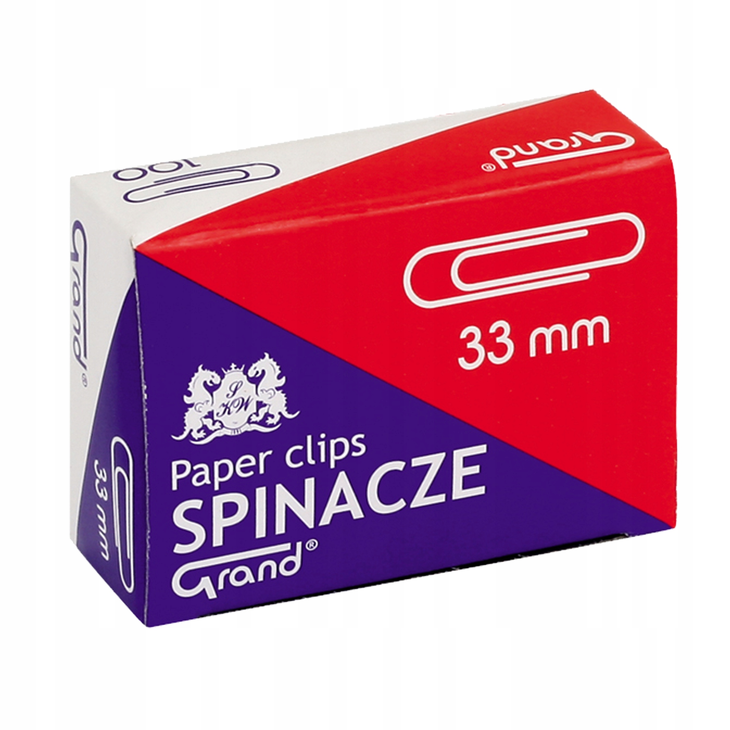 

Spinacze Biurowe Okrągłe R-33 Grand 33mm 100 Sztuk