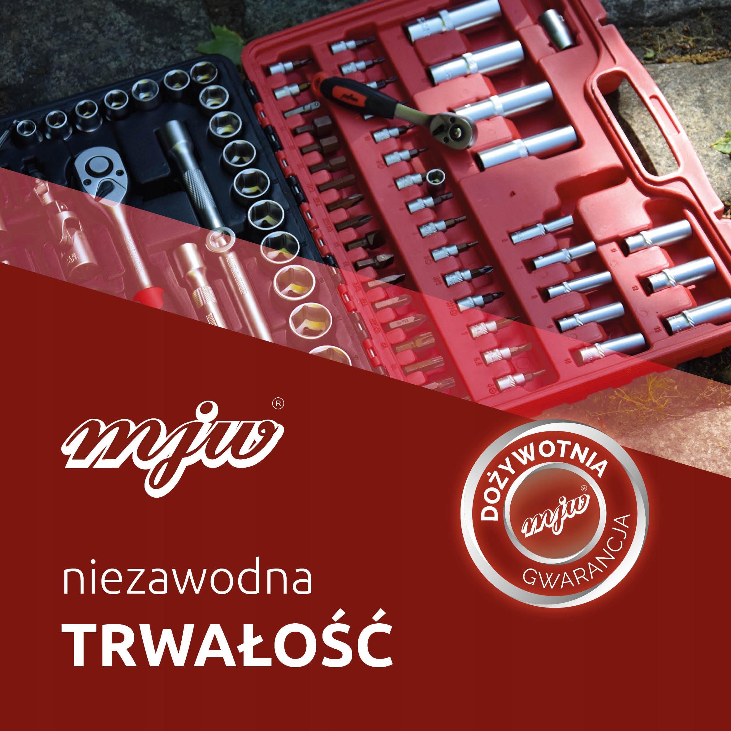 Komplet zestaw nasadek udarowych na szynie 3 4 MJW Mount 3 4