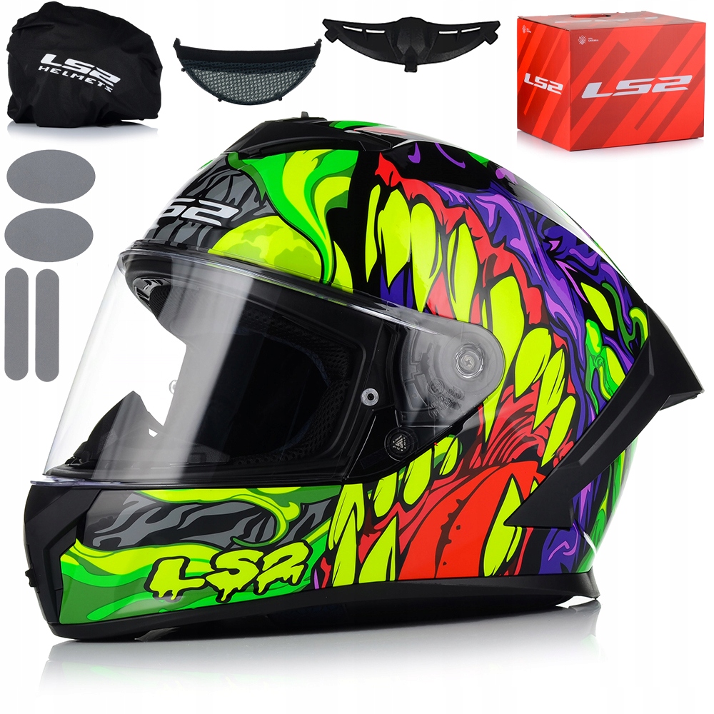 Motocyklová Prilba LS2 FF820 Rapid III Lycant Systém Pinlock Ecer 22.06