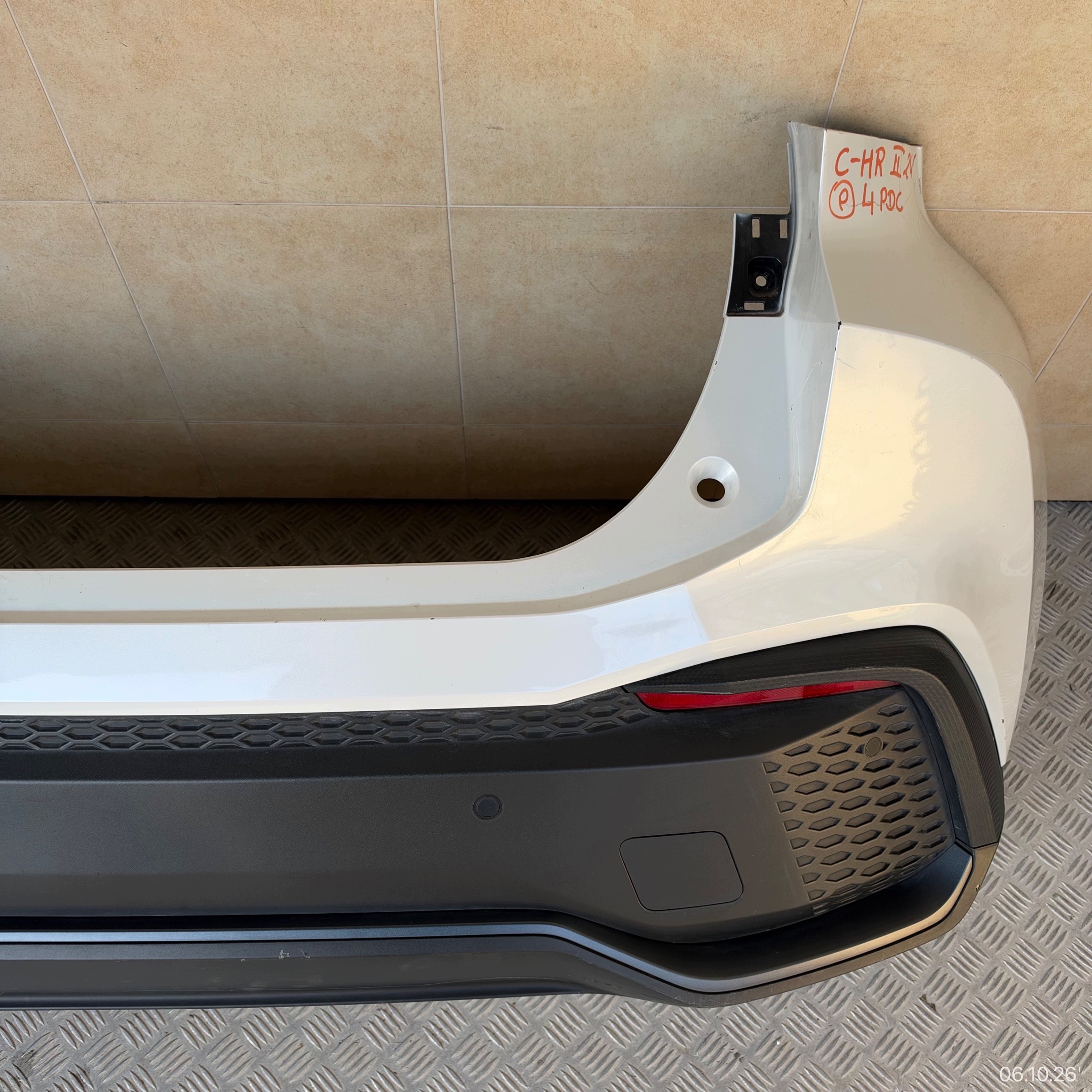 bumper rear complete TOYOTA C-HR II 2024 year 4 PDC
