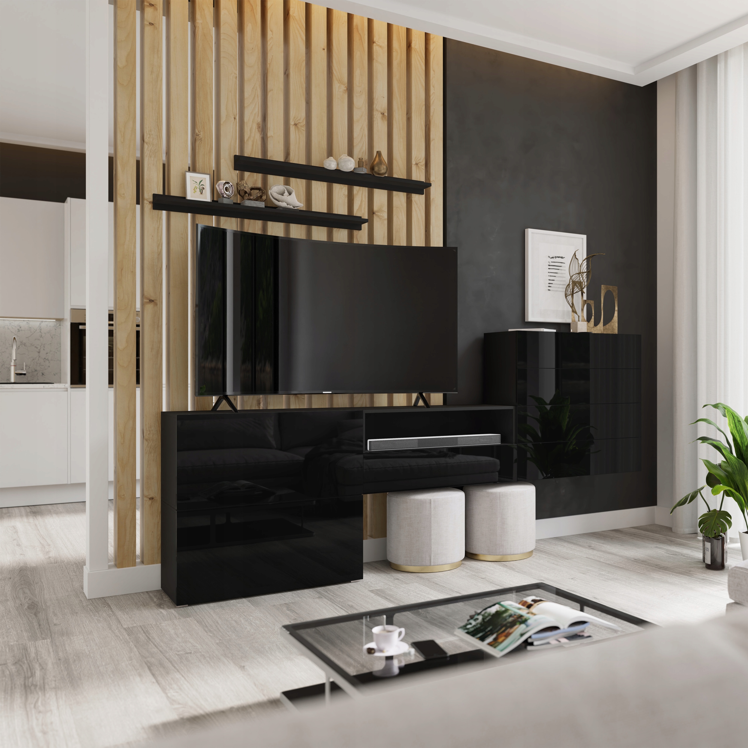 Nábytková Stěna Rtv Nábytek do obývacího pokoje FMB52 O-sofa