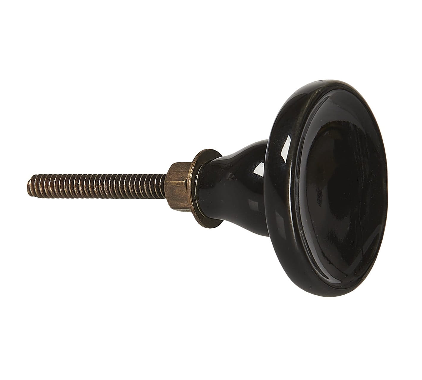 

Gałka ceramiczna czarna 6x4cm Ib Laursen