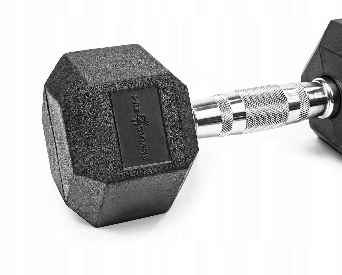 Hantla Hex 2,5kg ciężarek ogumowany — 7