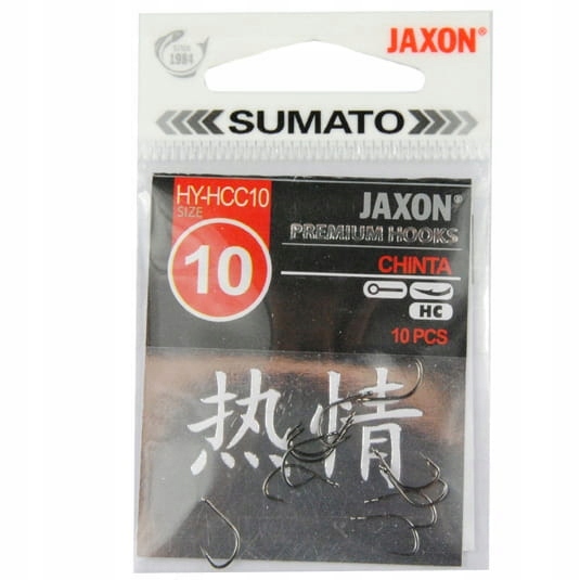 

10szt Haczyki Jaxon Sumato Chinta Czarne oczko 10