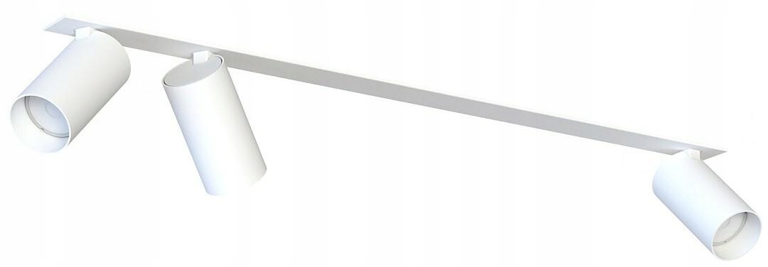 Podomietkové svietidlo Spot Mono Surface Biely 3xGU10 Stropný reflektor do domu