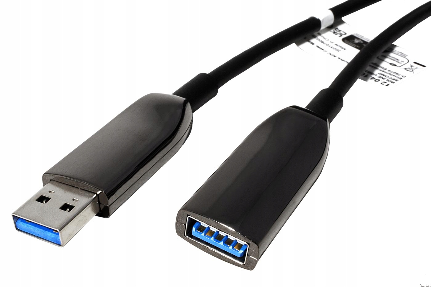 Roline Usb 5Gbps akt. optický prodl.kabel,USB3.0 A(M)-USB3.0 A(F),20m,černý