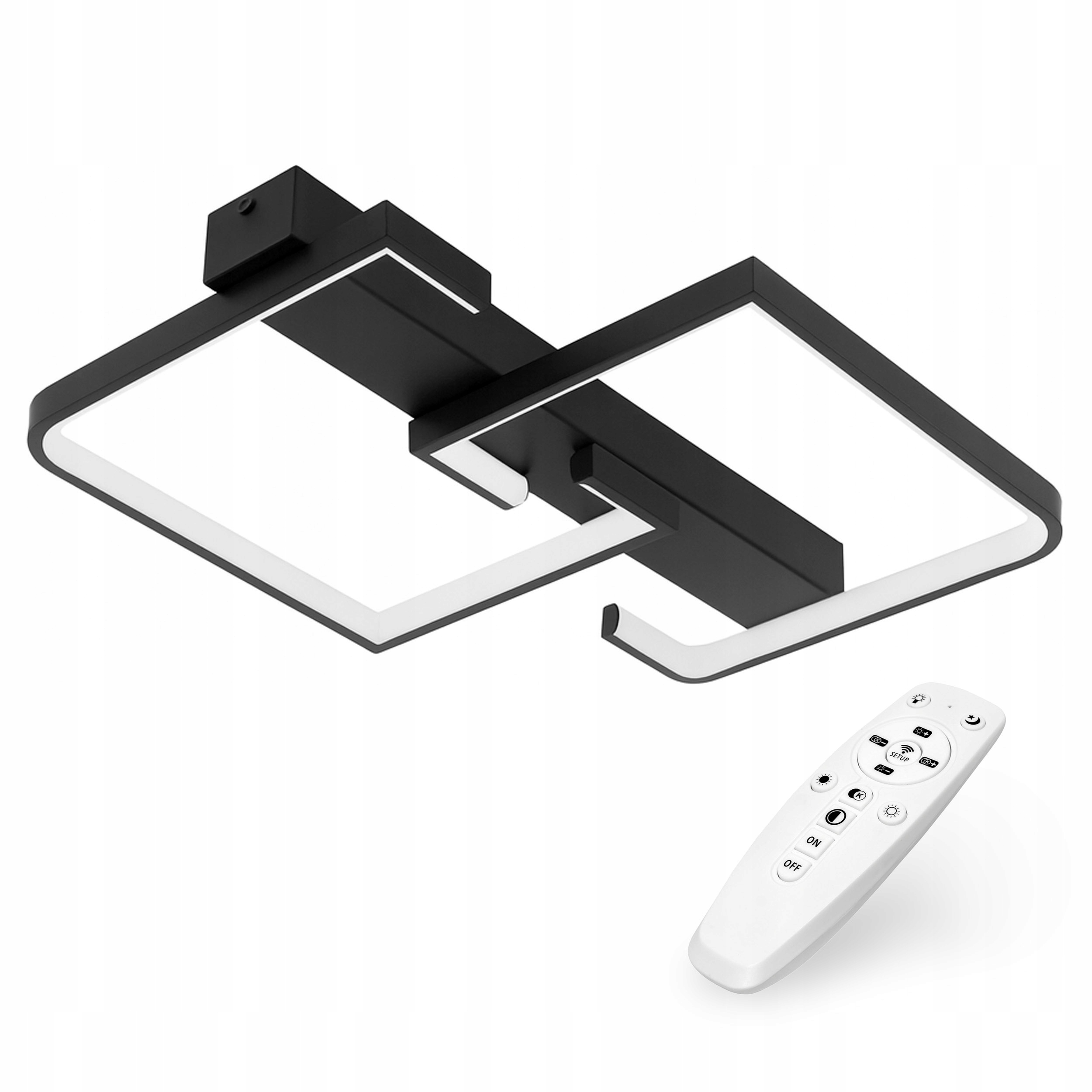 stropní svítidlo Led Závěsný moderní lustr stropní svítidlo 50W Cct Remote dálkový ovladač