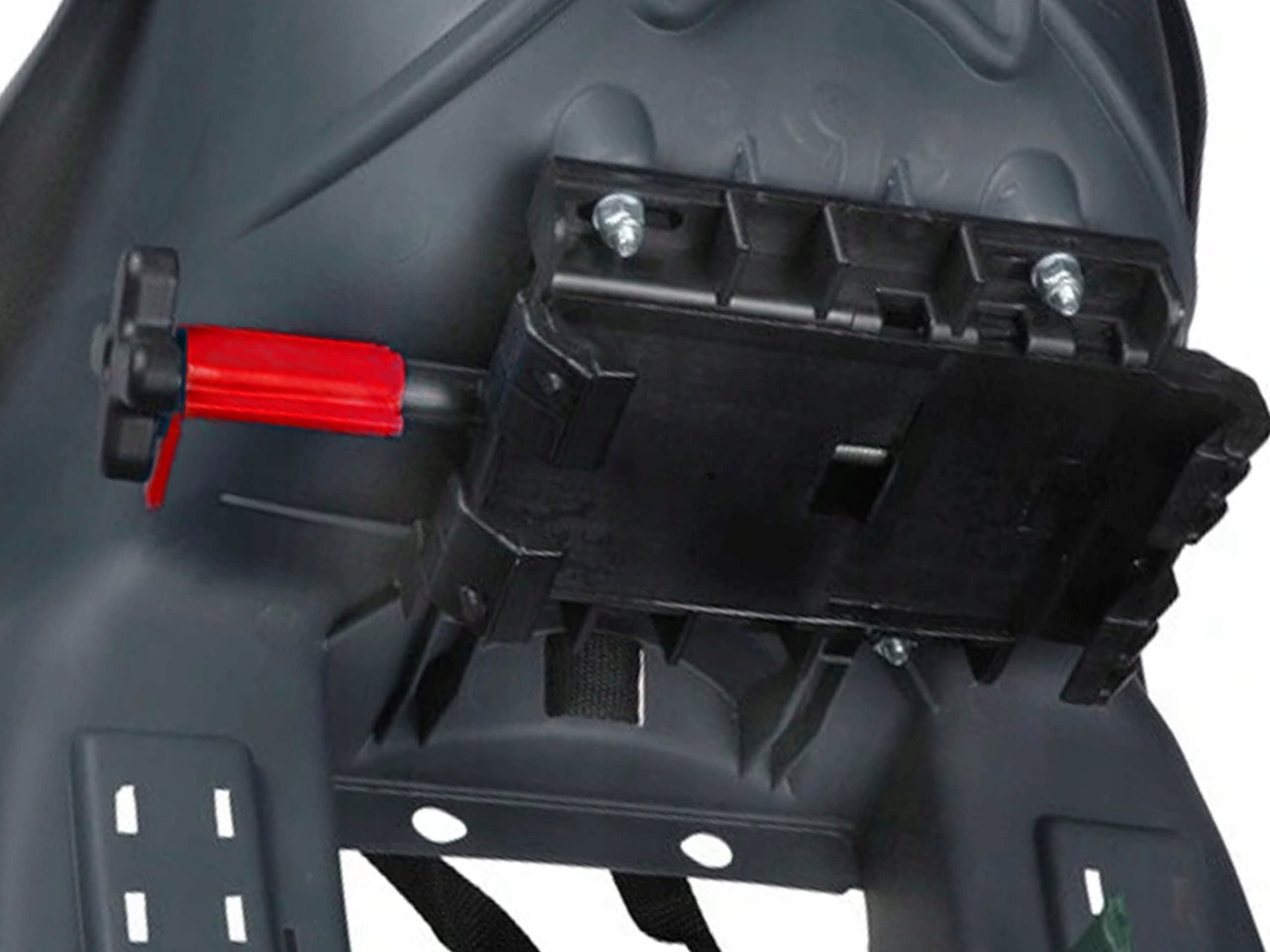 WŁOSKI SANBAS FOTELIK ROWEROWY ANTRCYT BAGAŻNIK 3L Model SANBAS