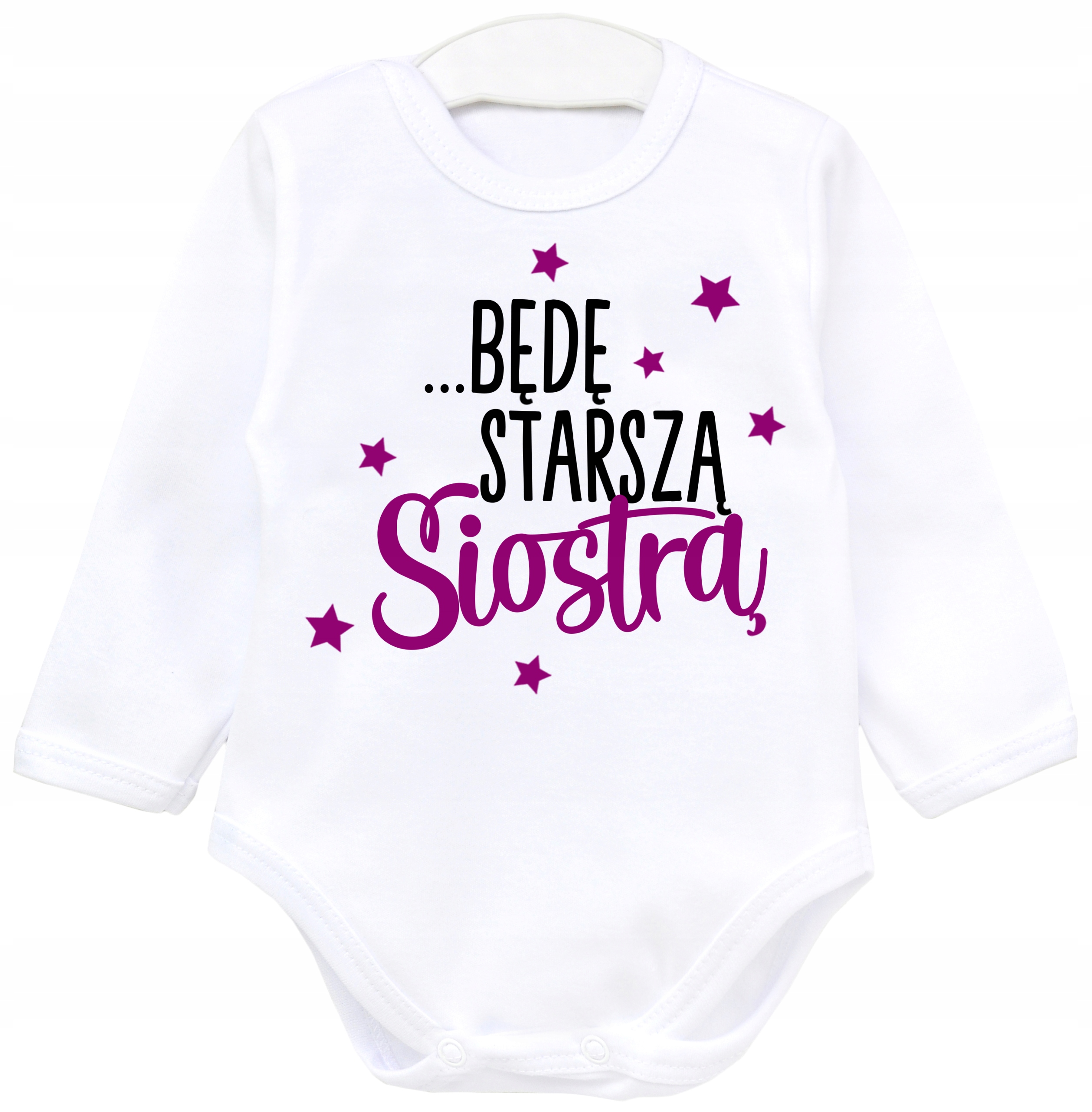 

Body z nadrukiem Będę Starszą Siostrą r. 80