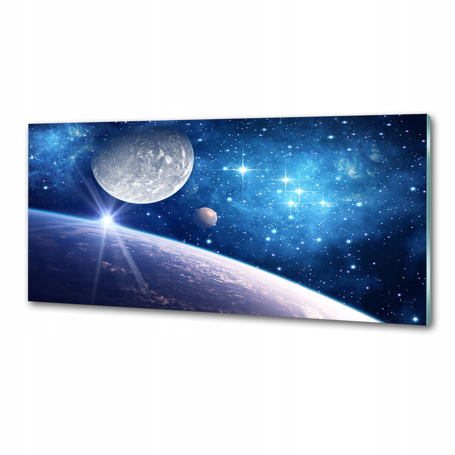 Sklenený panel do kuchyne Mesiac 125 x 50 cm Lepidlo