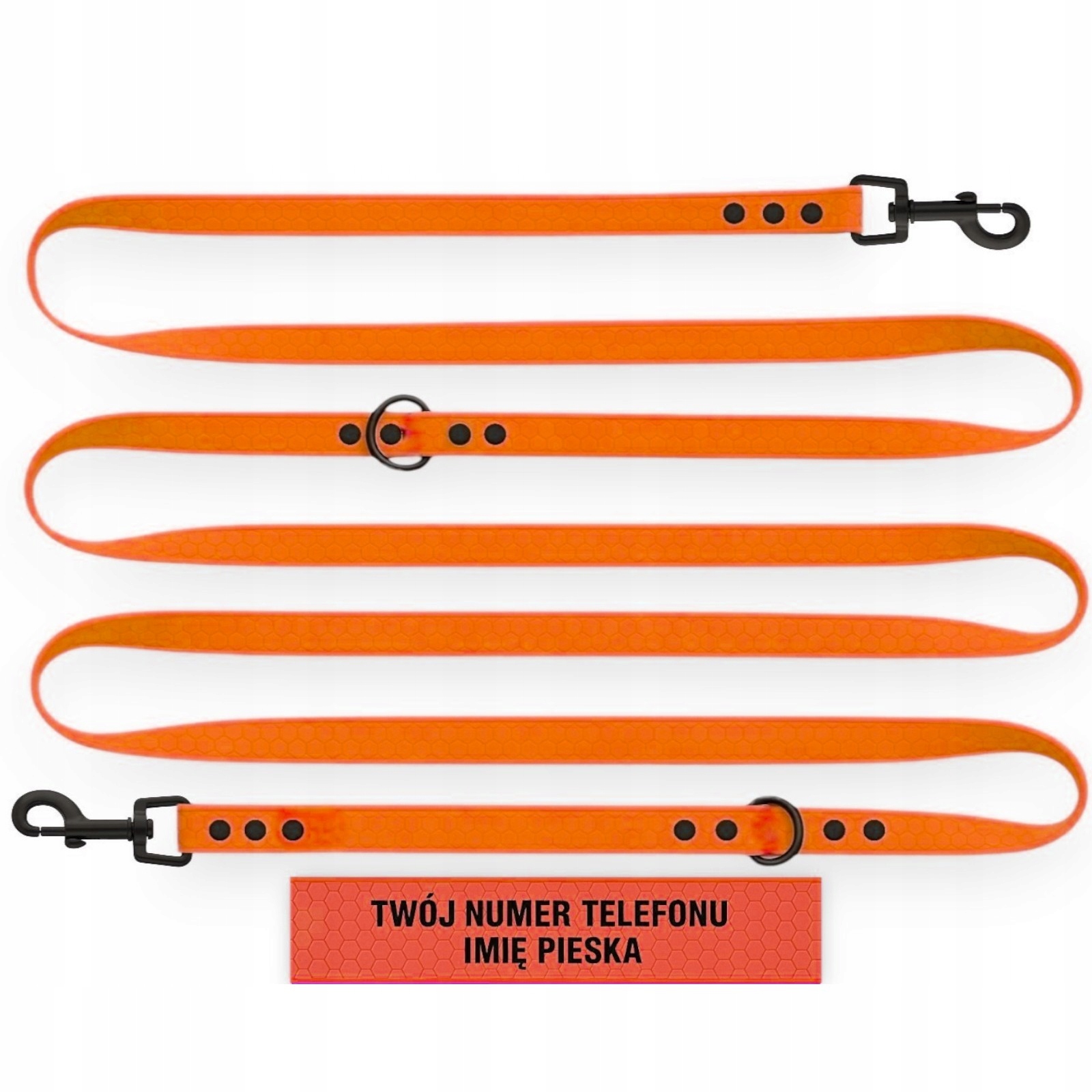 Vodítko Nastavitelná, Přepínatelná, Voděodolná, Měkká, Biothane Pvc 3M 20MM