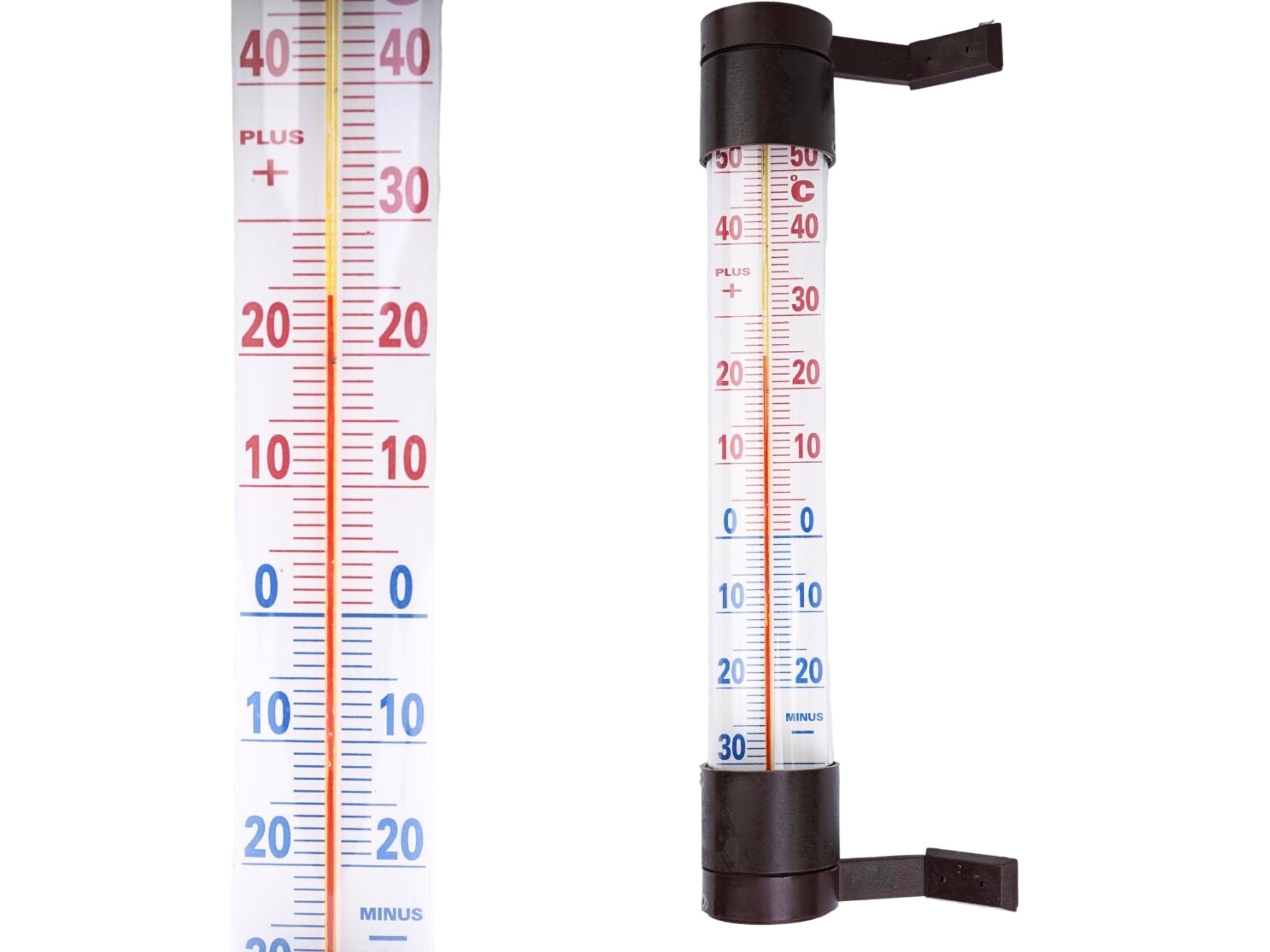 TERMOMETR ZAOKIENNY ZEWNĘTRZNY NA OKNO ŚCIANĘ XXL Model TZŚOPF