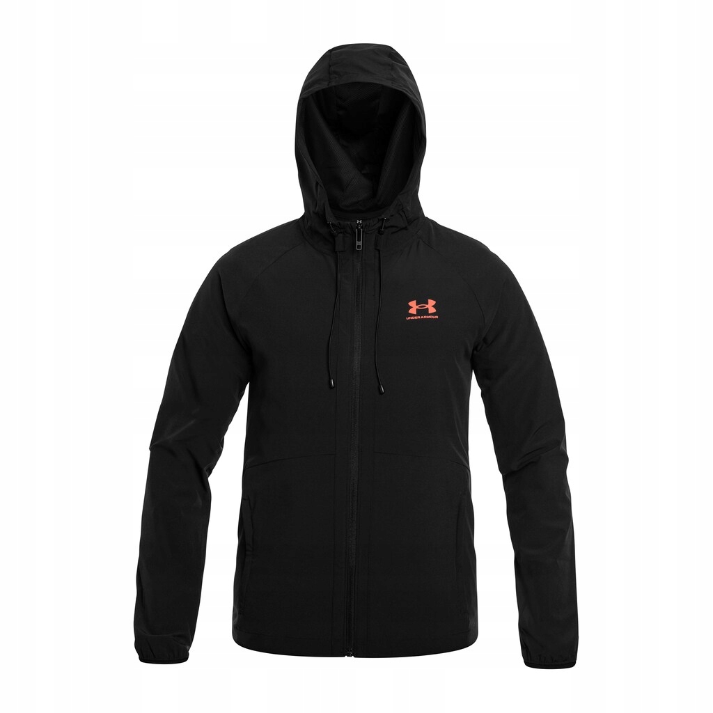 Bunda s kapucí a větrovkou Under Armour Ua Stretch Woven Black XL