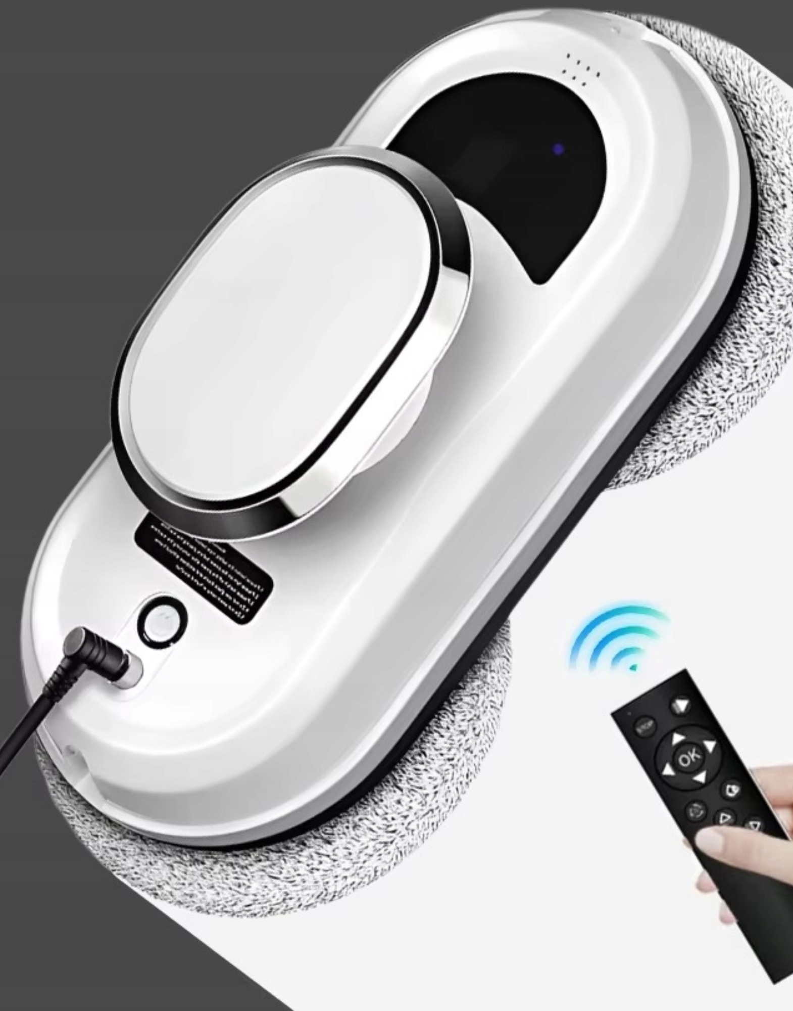 Robot do mycia okien z pilotem RegMag RS-05, 90 W – Sposób użytkowania