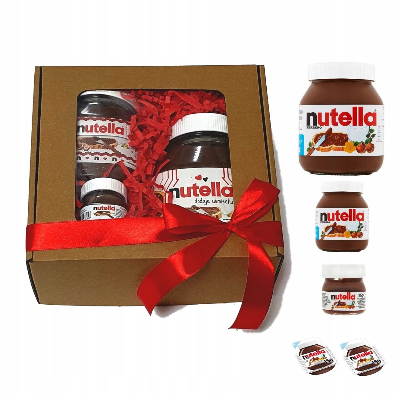 Levně Dárková Sada Nutella Pro Každého 975 G Krém Nutella Balíček Sladkostí