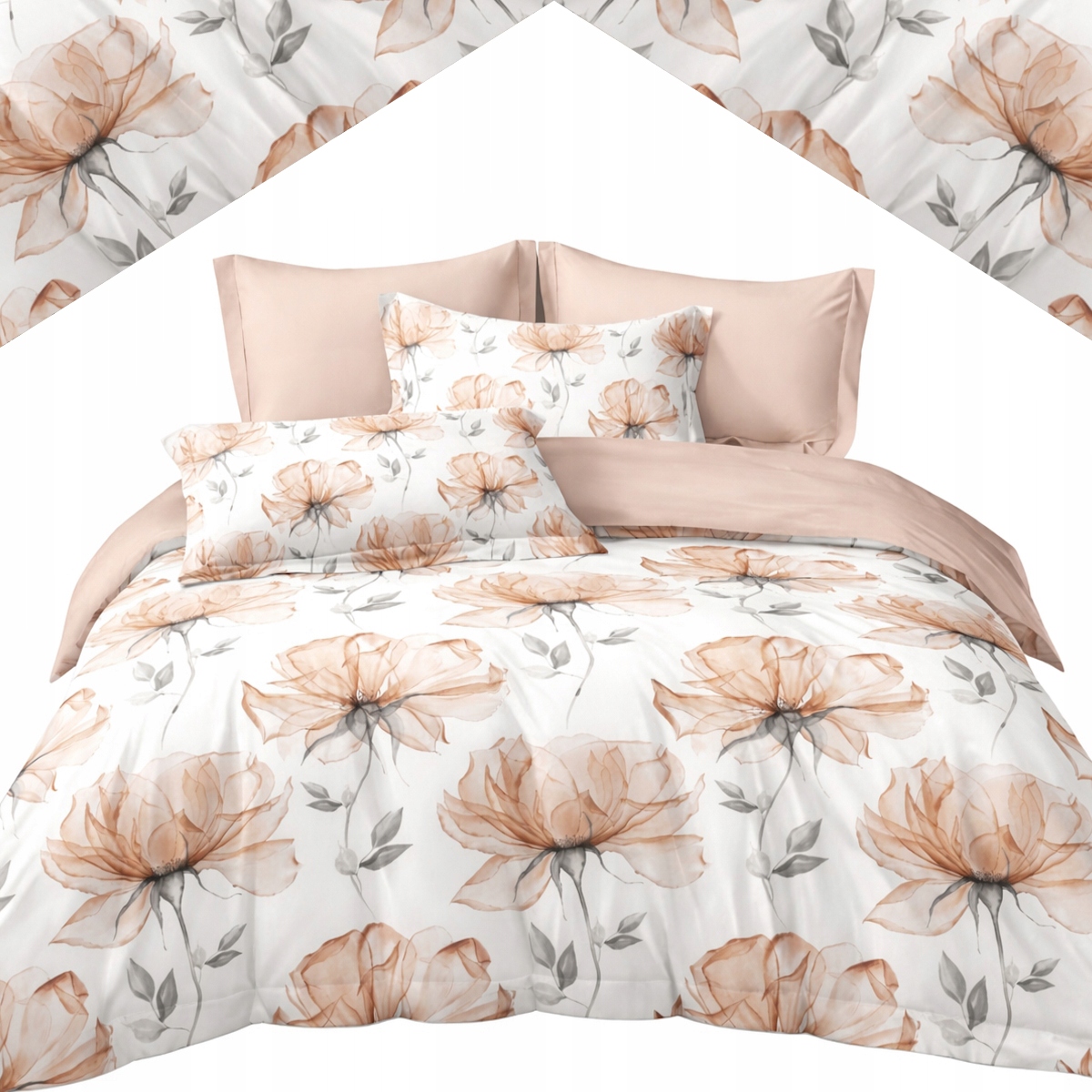 Pościel Flanelowa 160x200 +prześcieradło Ciepła Idealna Na Chłodne Wieczory