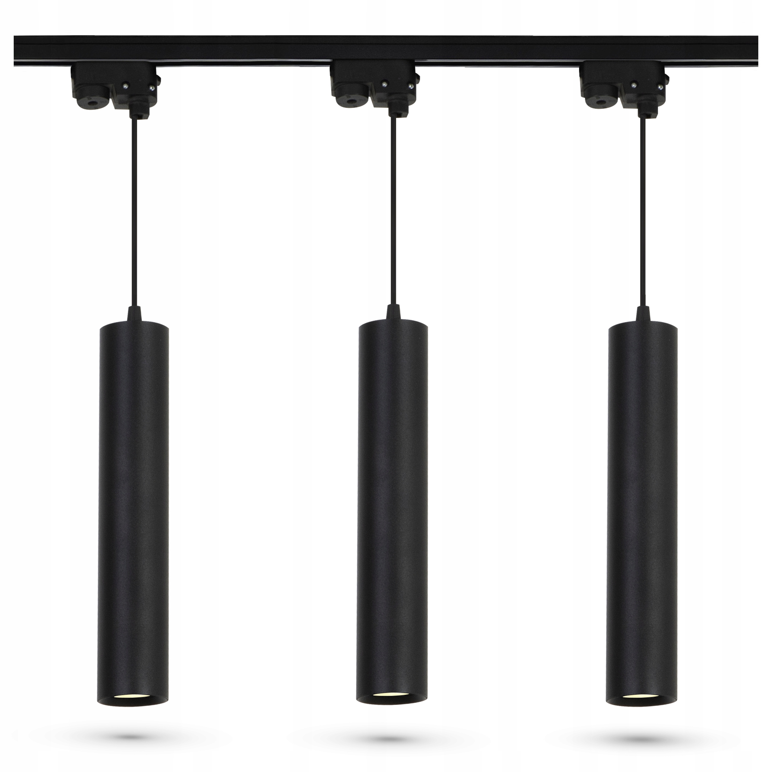 3x Kolejnicové Svítidlo Masterled Reflektor Spotová lampa GU10 1-fázová černá Led