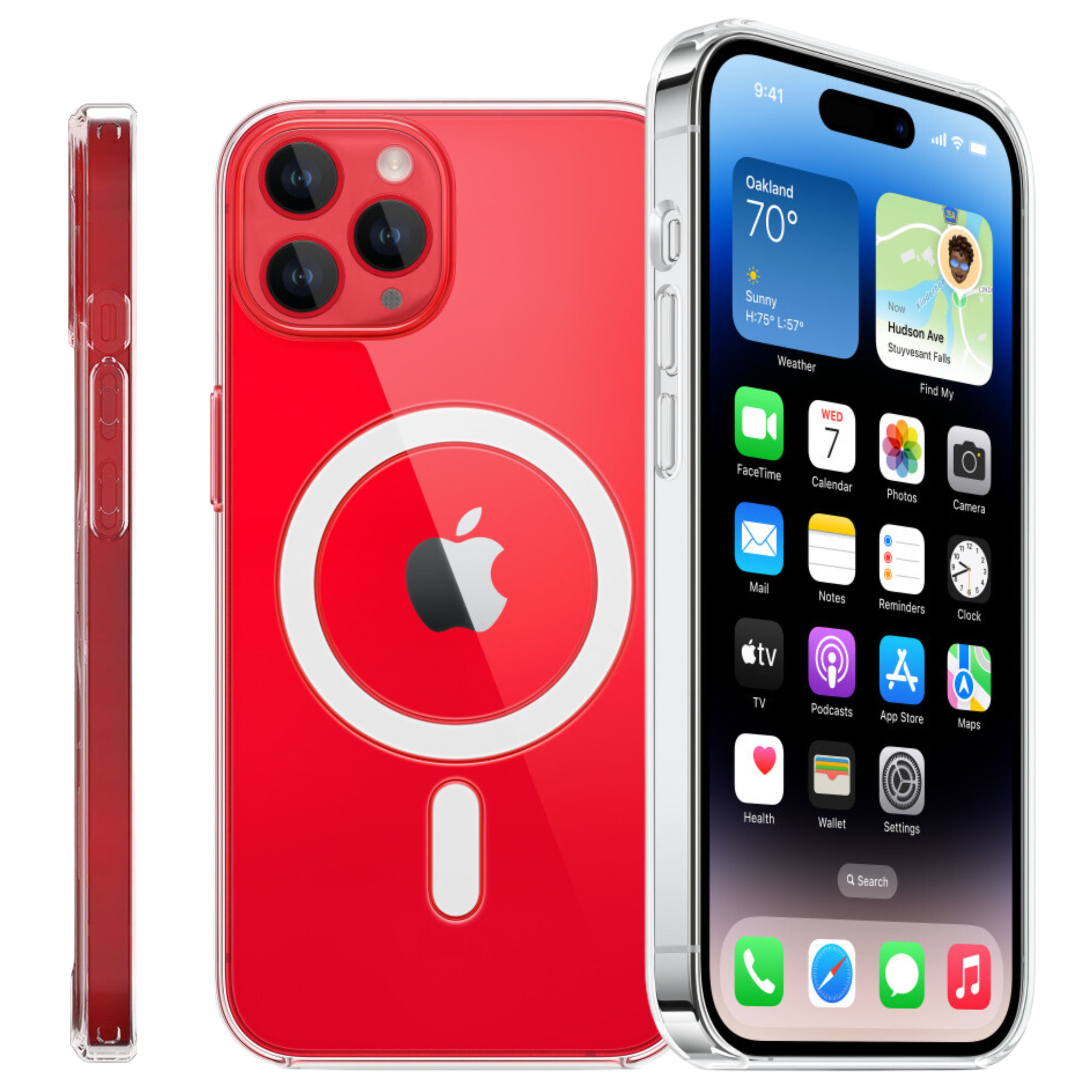 

Etui MagSafe do iPhone 11 Pro przeźroczyste case