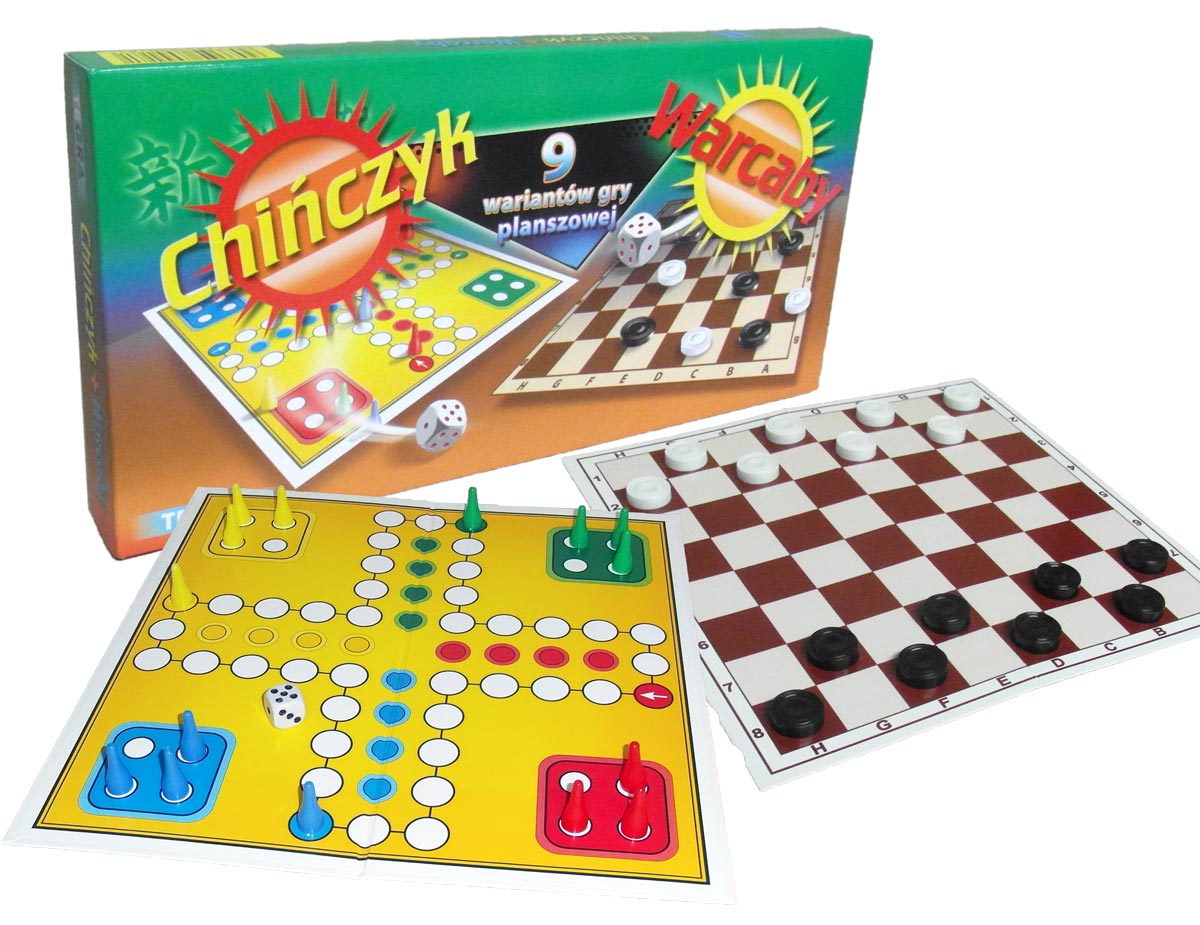 CHIŃCZYK + WARCABY 9 wariantów gry TEGRA