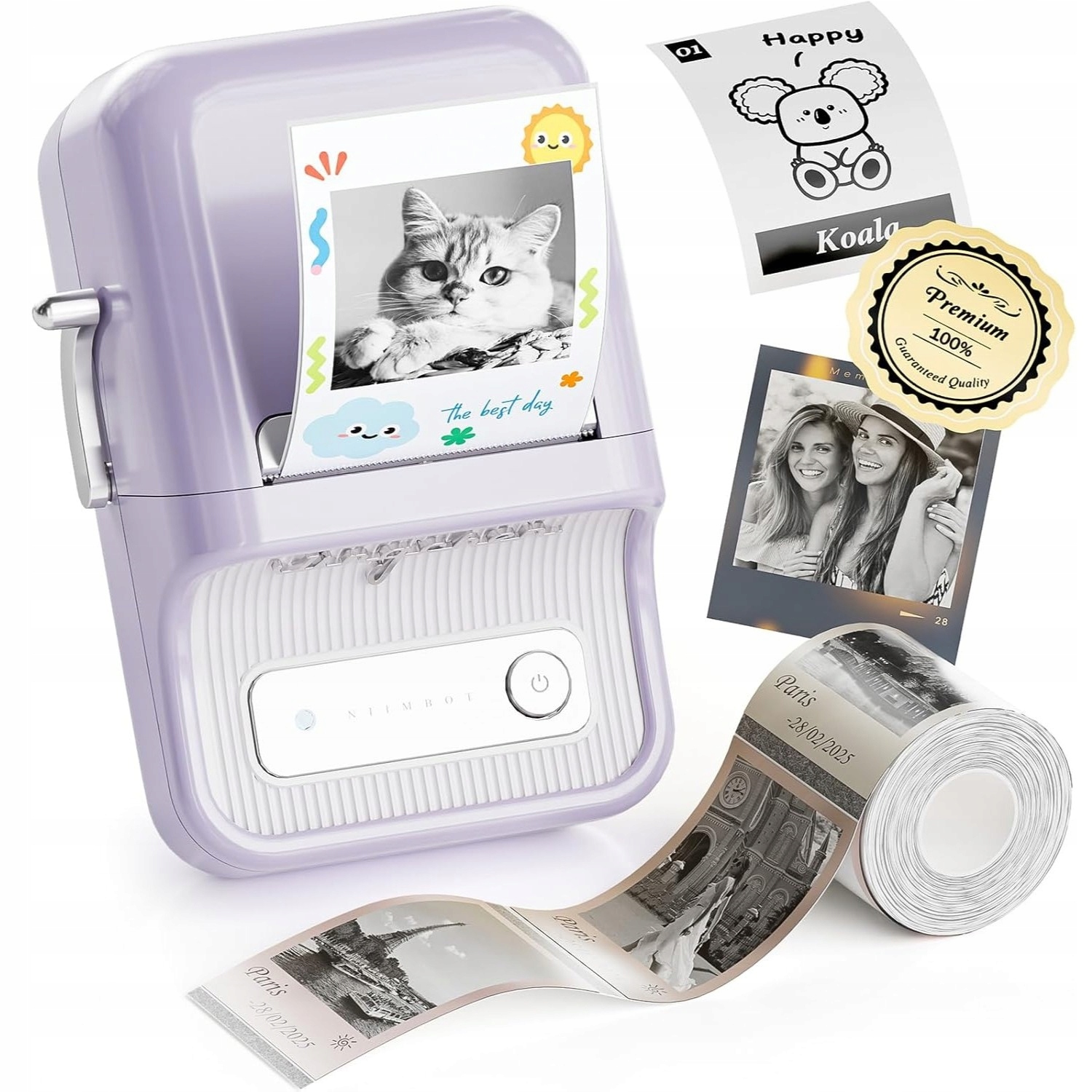 Termotlačiareň na samolepiace tepelné štítky Niimbot B21_PRO