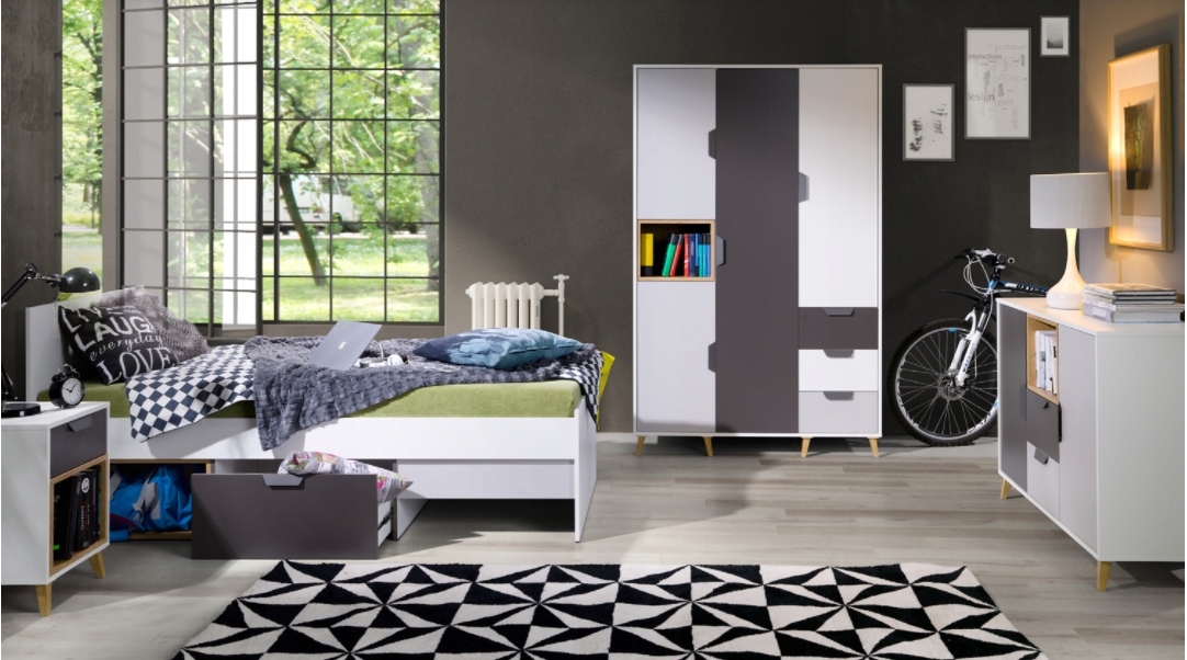 półka wisząca na ścianę do pokoju MŁODZIEŻOWEGO Marka Pola-Meble