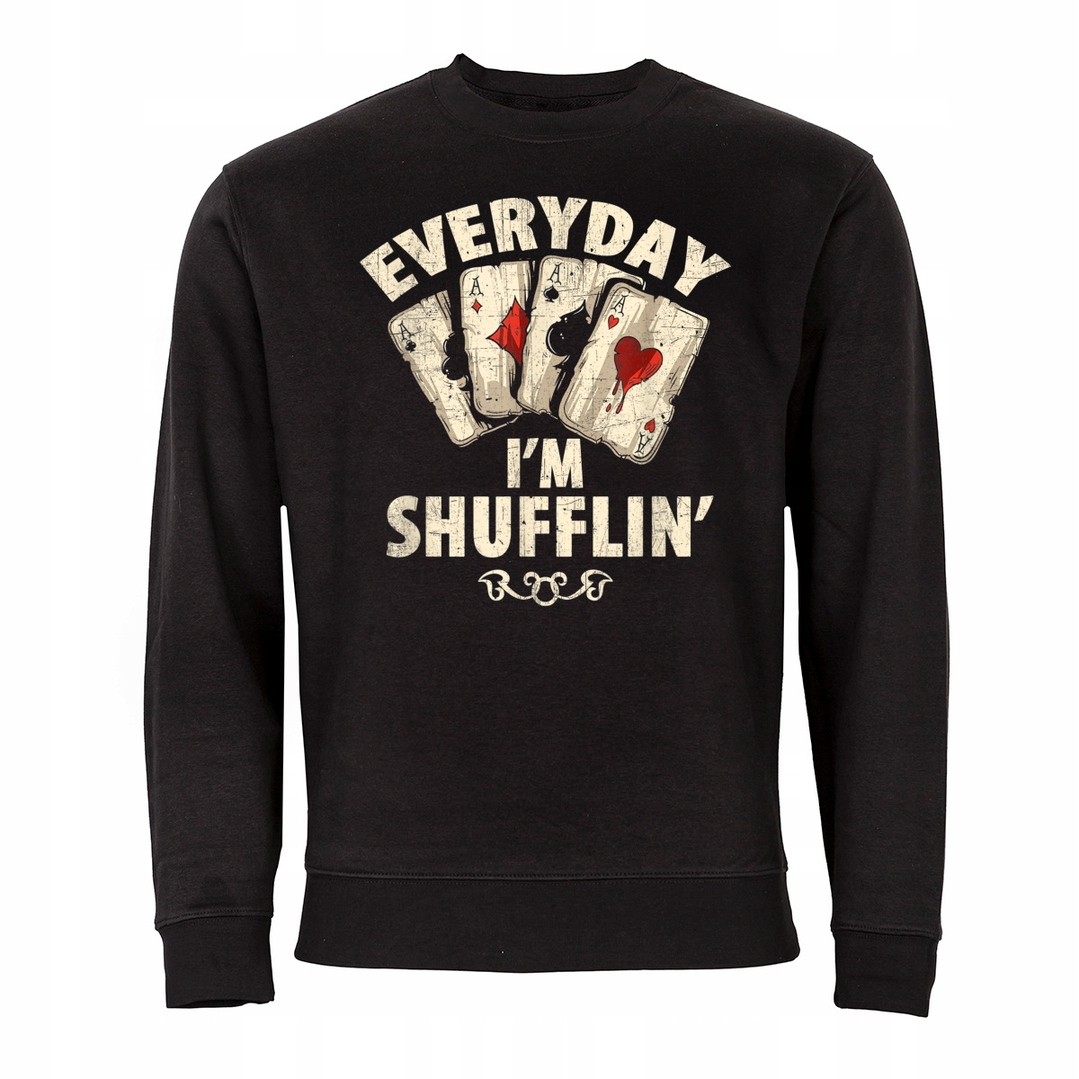 Pánská Mikina Poker Texas Holdem Asy Shufflin
