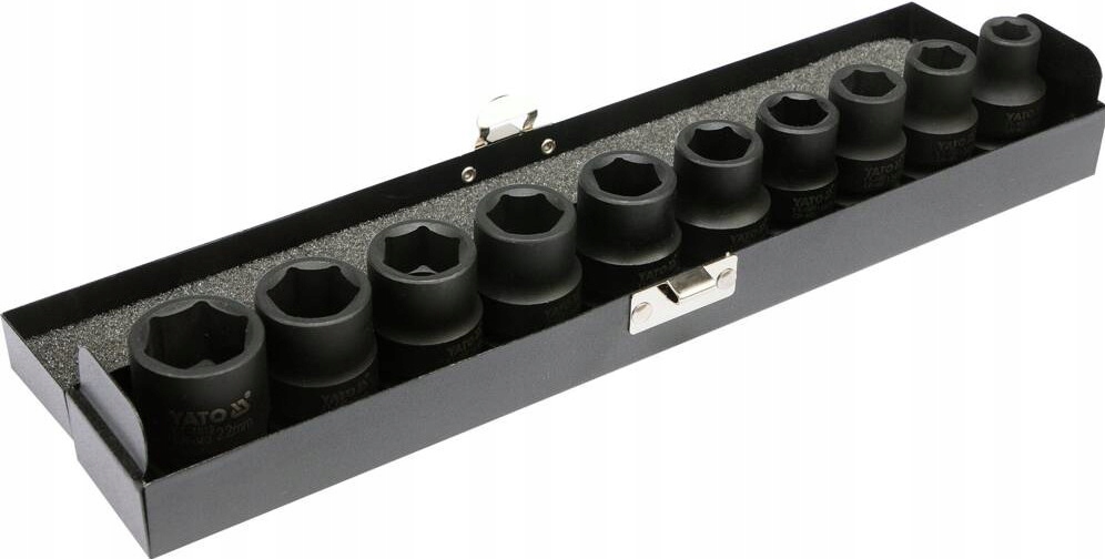 YATO NASADKI KLUCZE UDAROWE NASADOWE AS-DRIVE 1/2" ZESTAW 10szt. Mocowanie 1/2