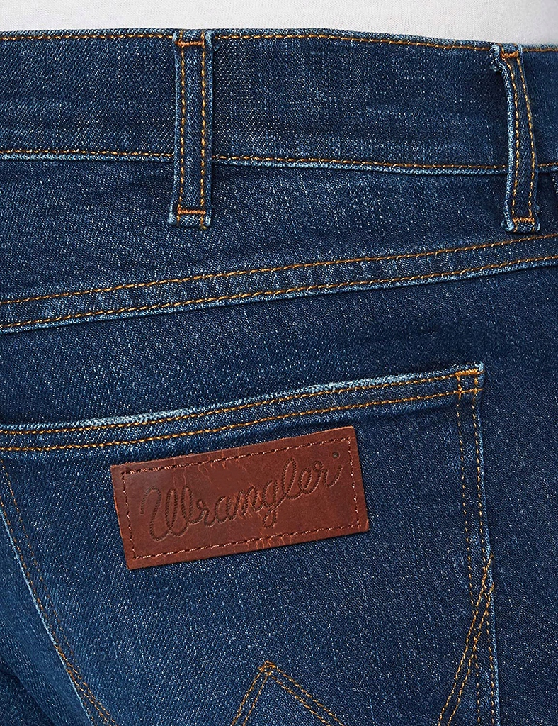 Wrangler GREENSBORO For Real CIEMNE DŻINSY W38 L34 Kolekcja Earthwash