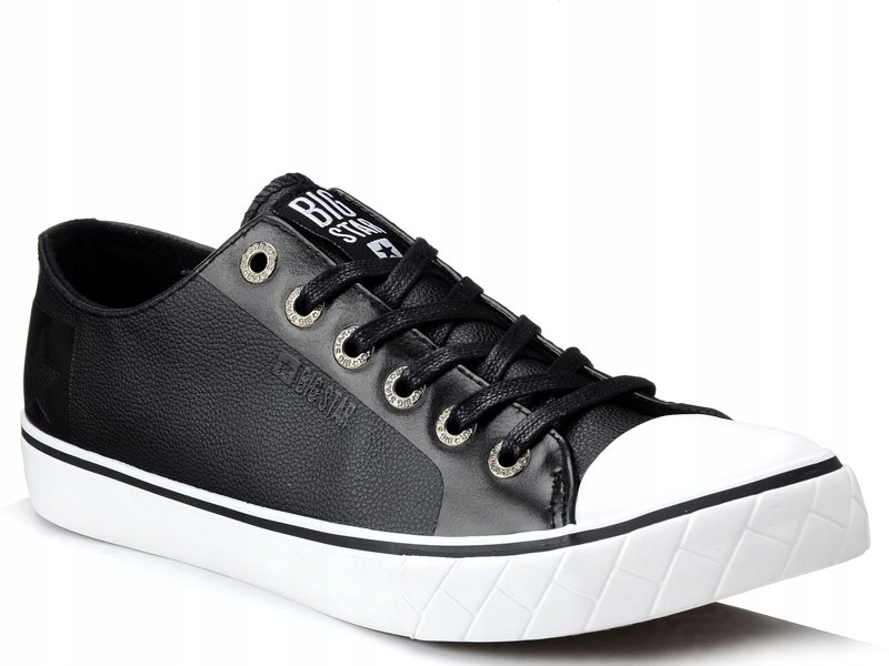 

Trampki Big Star 174072 Czarne Męskie Ekoskóra 42