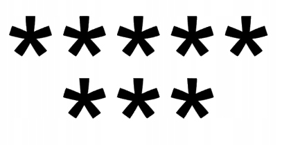 Osiem gwiazd Je*ać pis naklejka wycinana wodoodporna na samochód motocykl