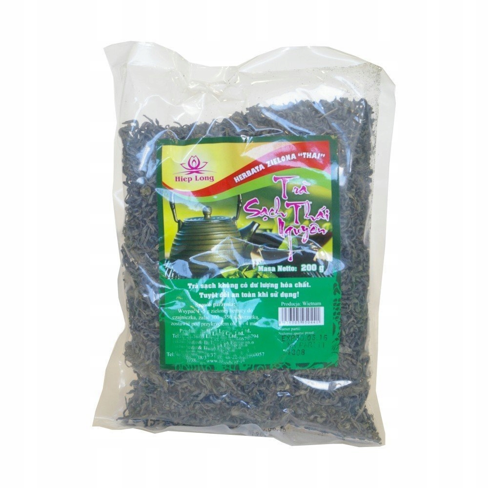 

[ko] Herbata zielona Thai 200g Wietnamska