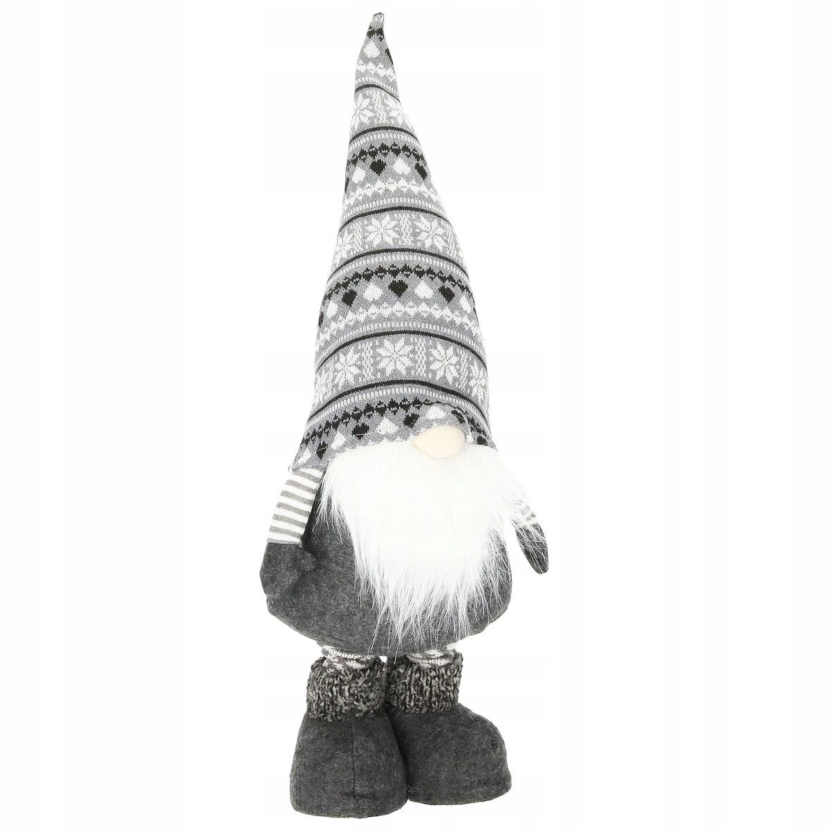 SKRZAT ŚWIĄTECZNY KRASNAL GNOM 90cm SZARY TELESKOPOWE NOGI Marka Springos