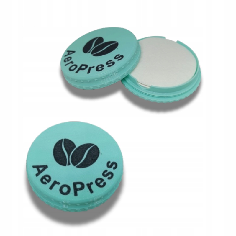 AeroPress pojemnik podróżny na filtry do kawy Pudełko podróżne miętowe