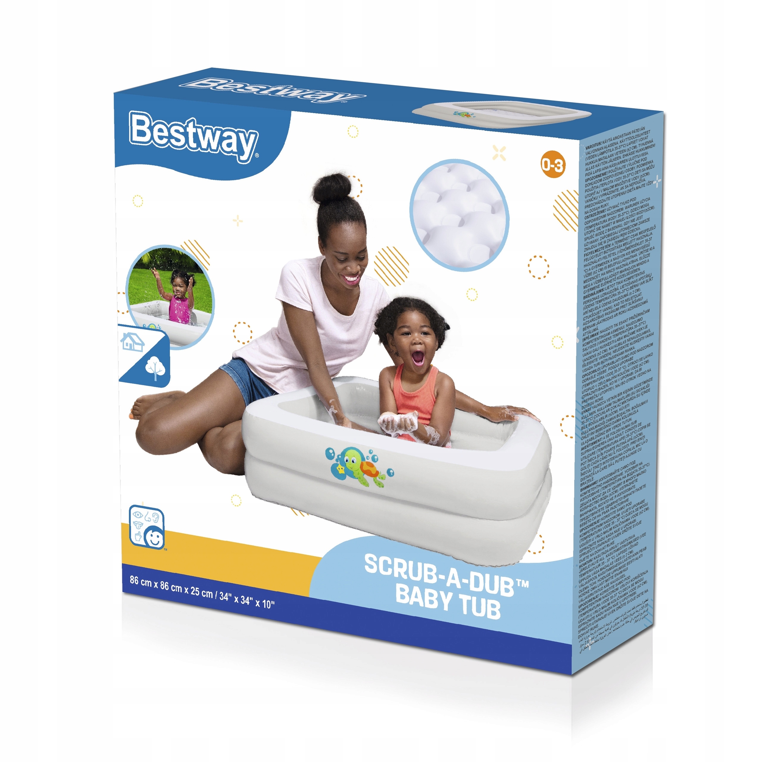 Bestway Basen wanienka basenik dla dzieci 51116 Stan opakowania oryginalne