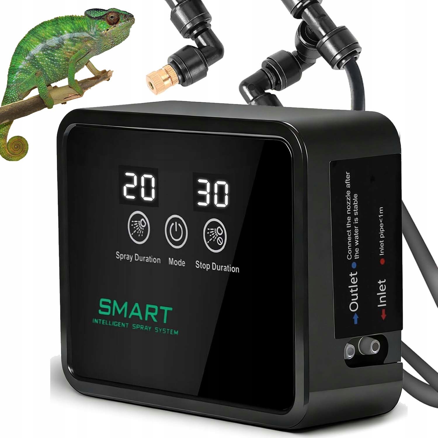 Zavlažovač Do Terária Pro Plazy Obojživelník Agama Gekon Legwan S Časovačem