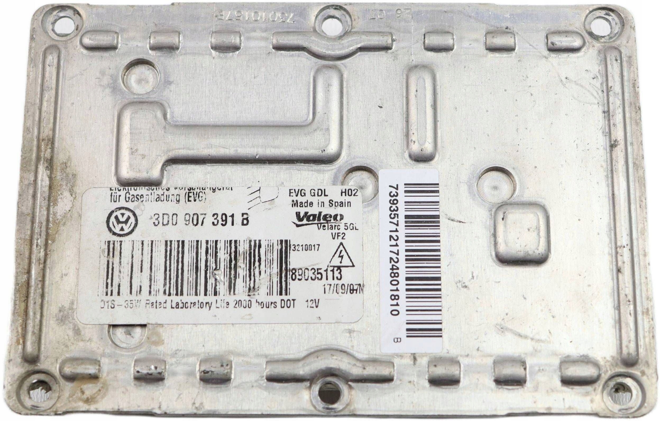 VW PASSAT B6 control unit XENON 3D0907391B 89035113
