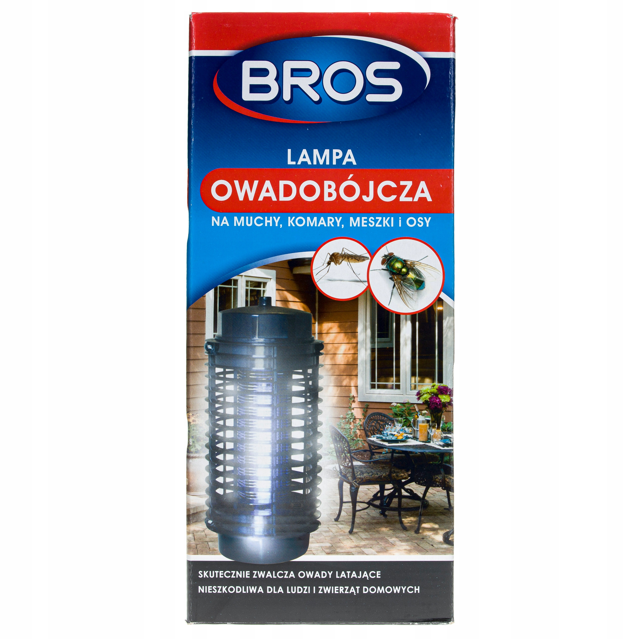 

Bros Lampa Owadobójcza Zwalcza Owady Latające