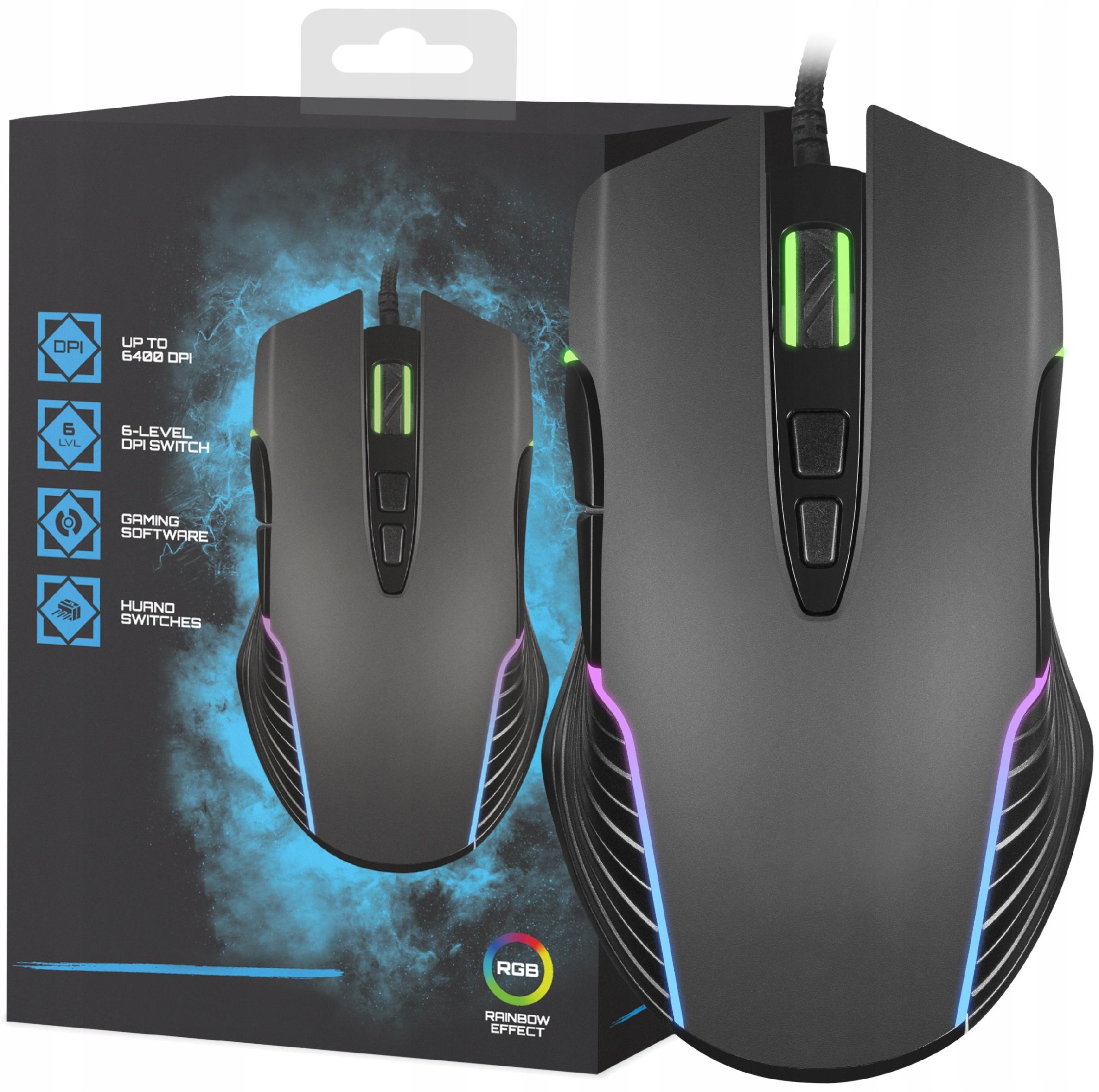 

Mysz Myszka Przewodowa Dla Gracza Komputerowa Usb