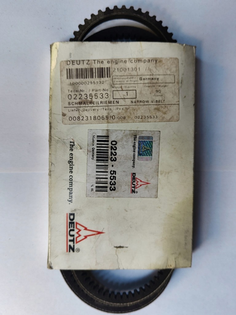 02235533 Pasek klinowy Deutz M900 M922 M1002 ORYG