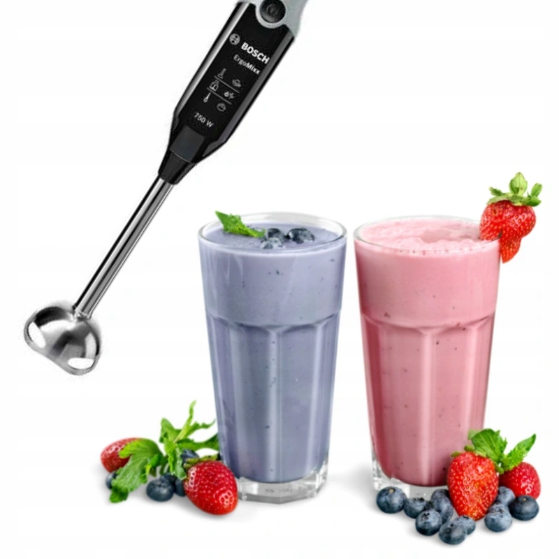 BOSCH Blender Ręczny ErgoMixx 750W 12 Prędkości Turbo Czarny Szary — miniatura 9