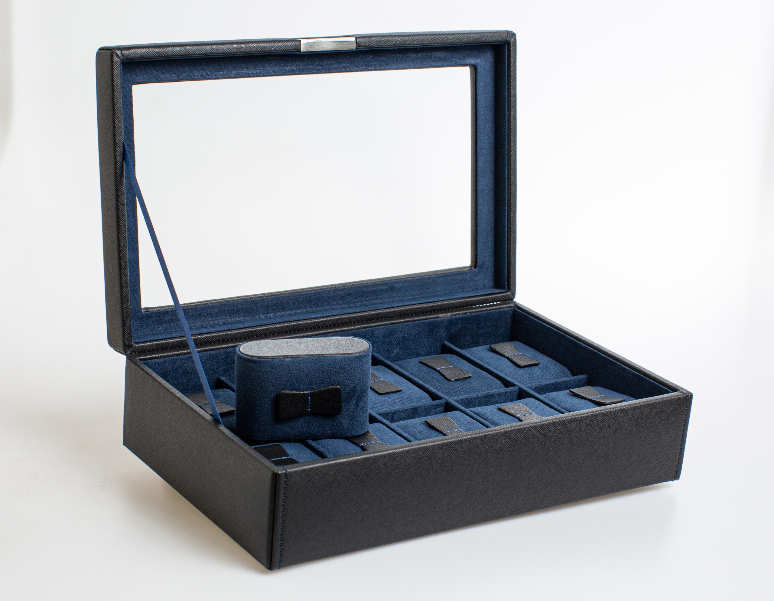 Pudełko na 10 zegarków przeszklenie, ładne Kod producenta 20115-2